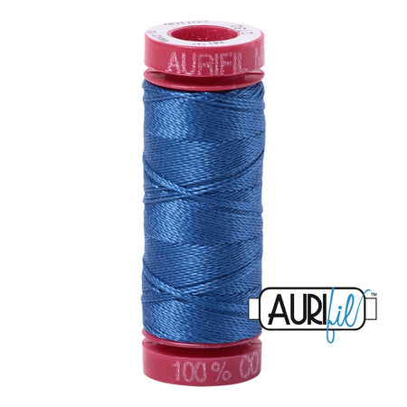 2730 Delft Blue  - Aurifil 12wt Thread 54yd/50m