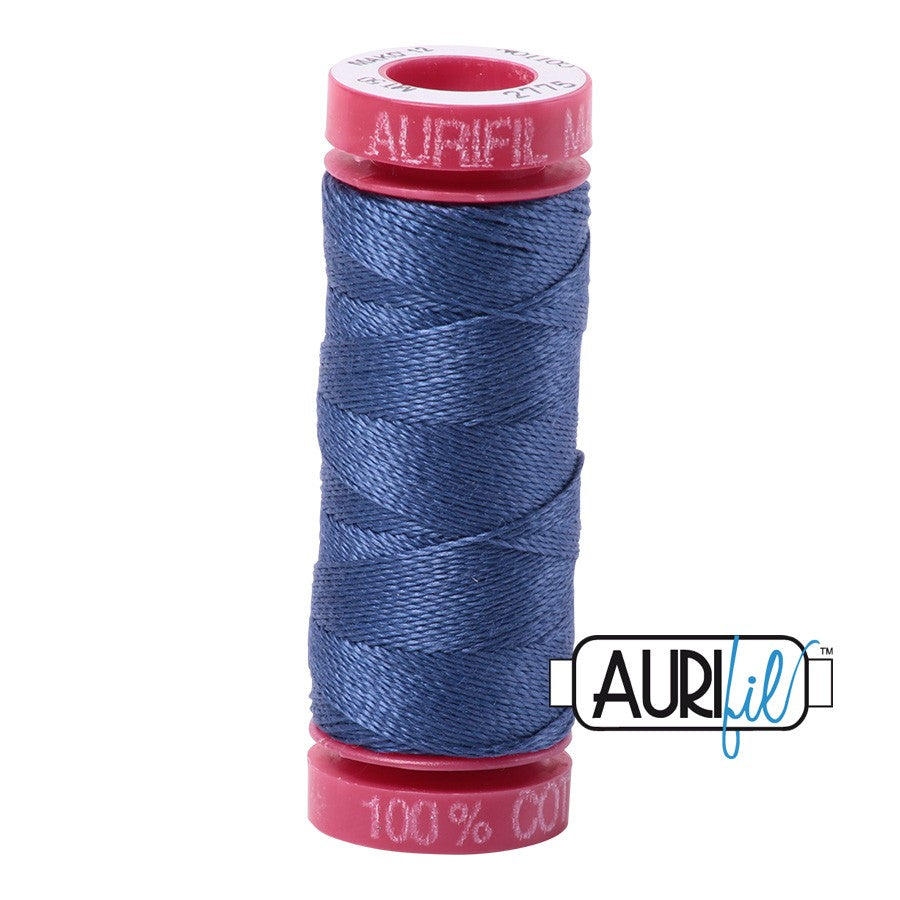 2775 Steel Blue  - Aurifil 12wt Thread 54yd/50m