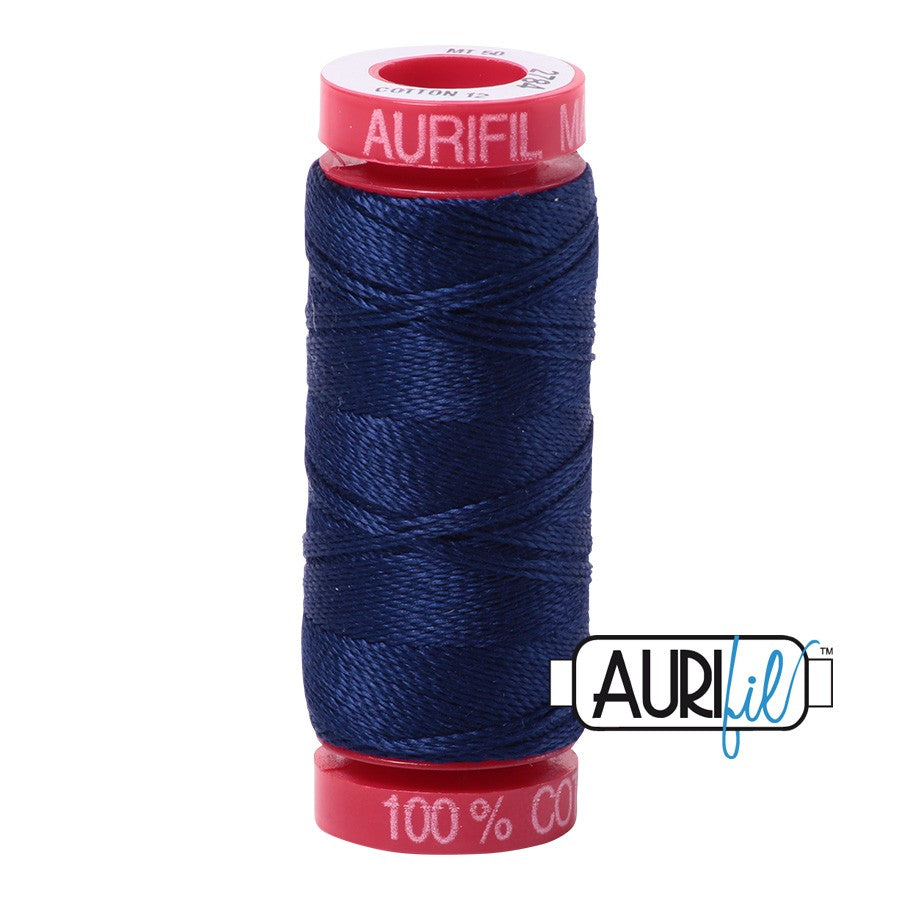 2784 Dark Navy  - Aurifil 12wt Thread 54yd/50m