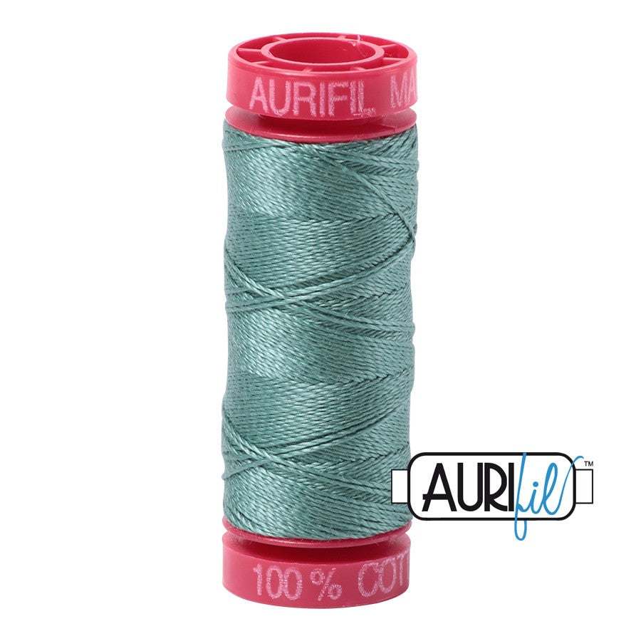 2850 Medium Juniper  - Aurifil 12wt Thread 54yd/50m