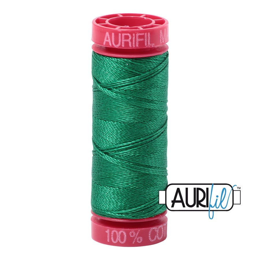 2870 Green  - Aurifil 12wt Thread 54yd/50m