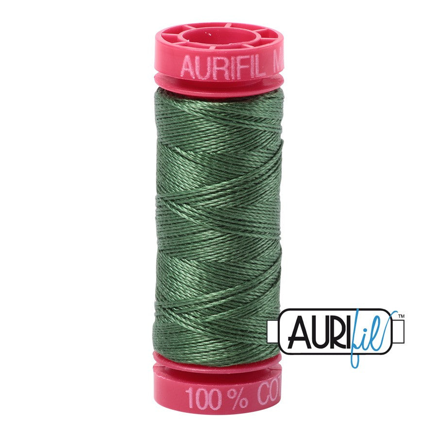 2890 Dark Grass Green  - Aurifil 12wt Thread 54yd/50m