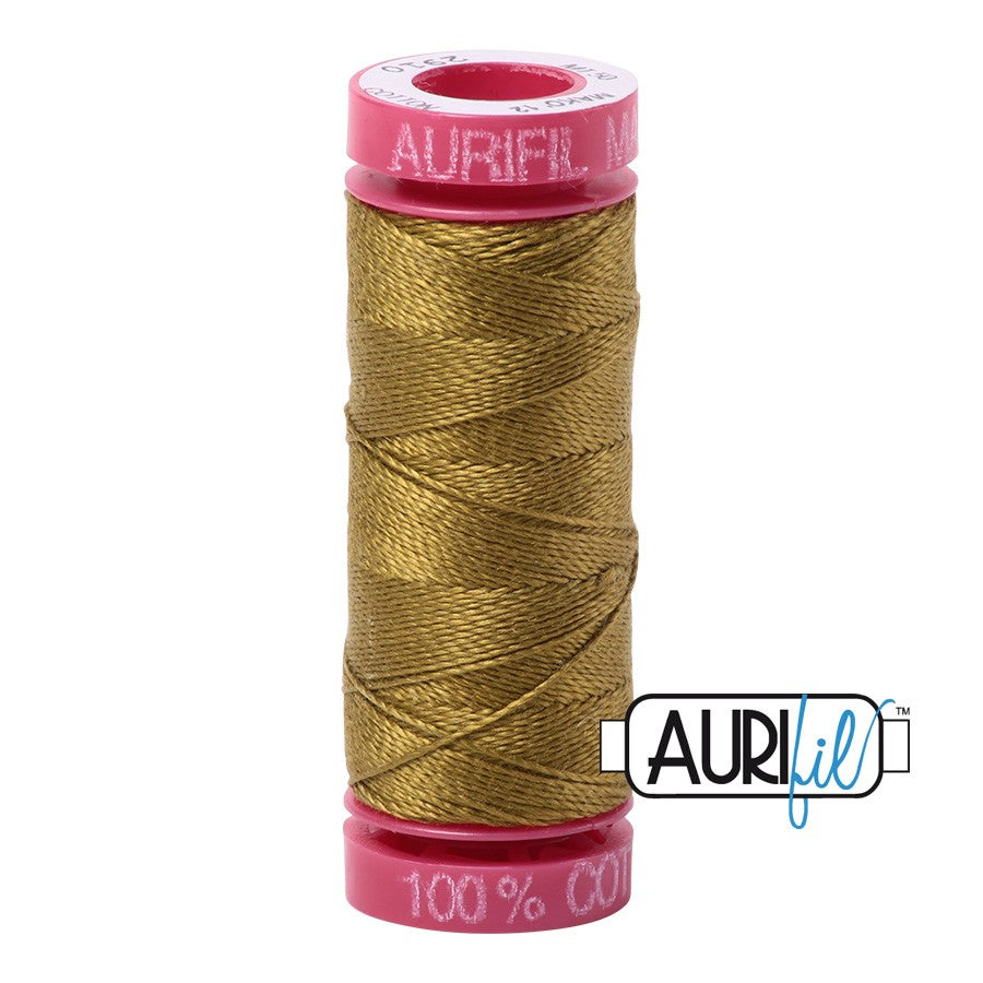 2910 Medium Olive  - Aurifil 12wt Thread 54yd/50m