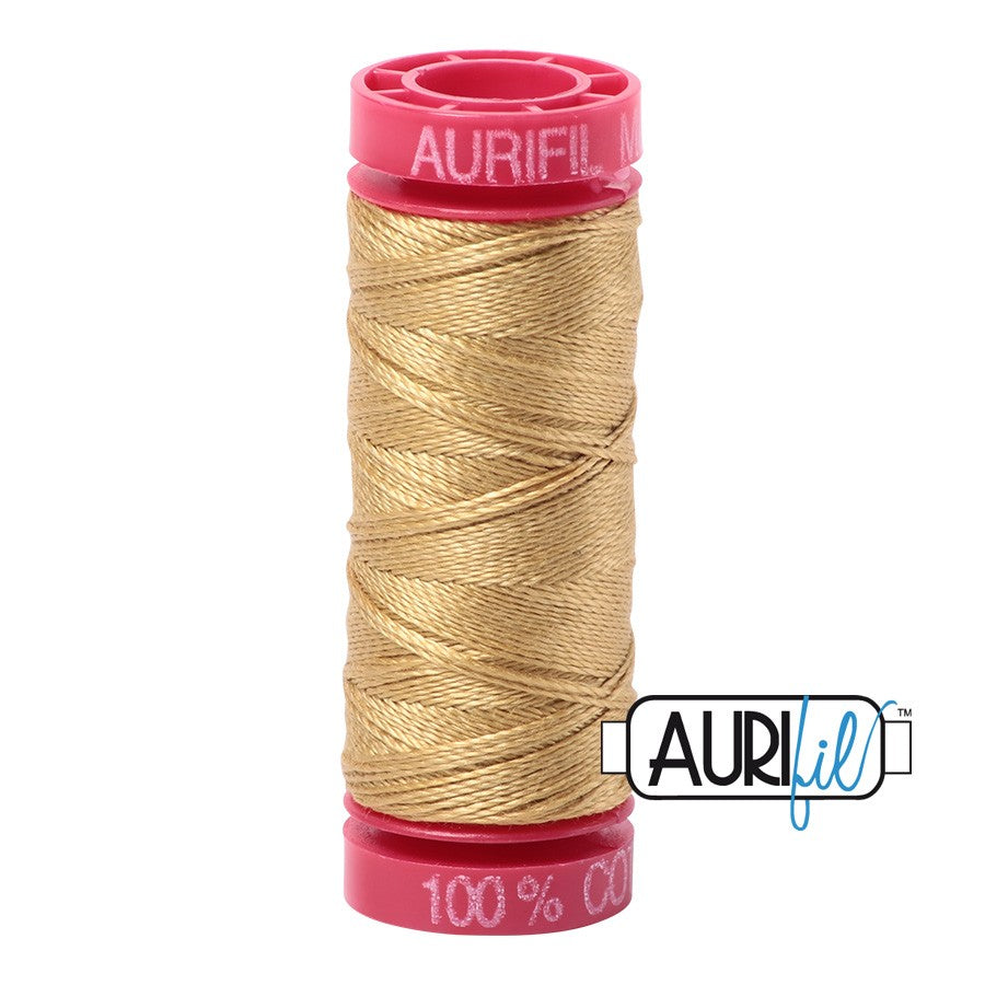 2920 Light Brass  - Aurifil 12wt Thread 54yd/50m