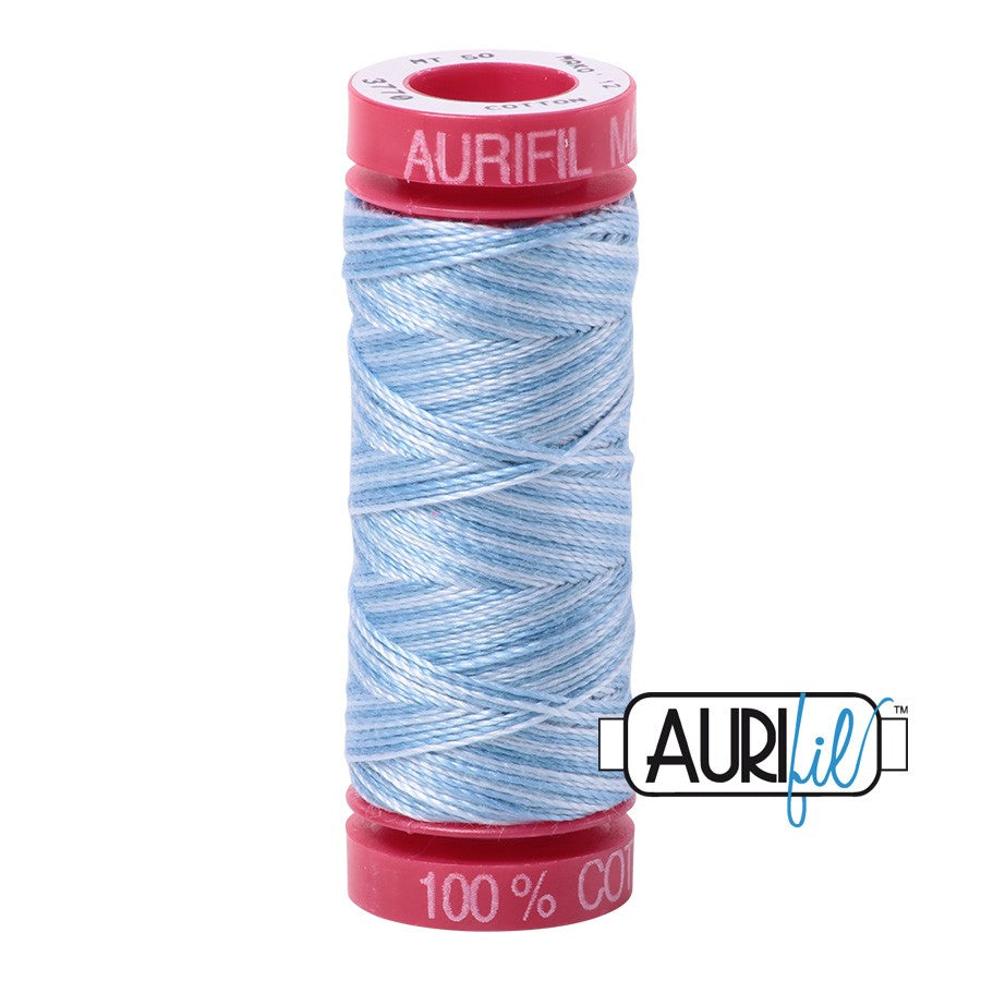 3770 Stonewashed Denim  - Aurifil 12wt Variegated Thread 54yd/50m