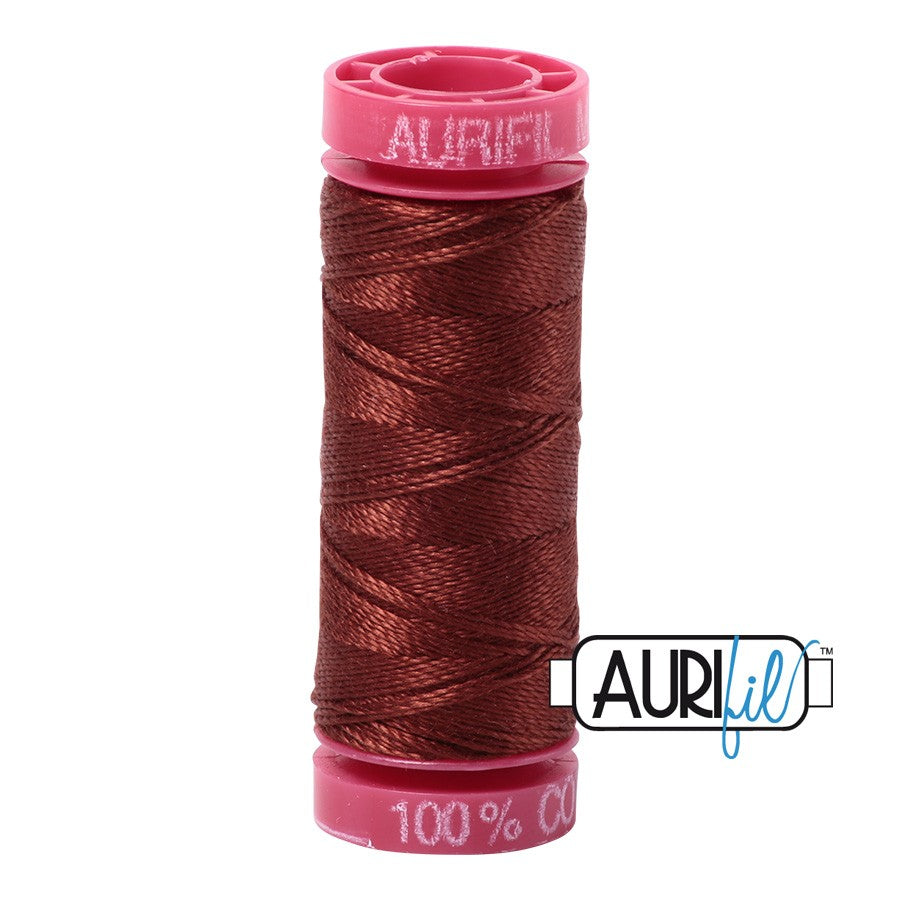 4012 Copper Brown  - Aurifil 12wt Thread 54yd/50m