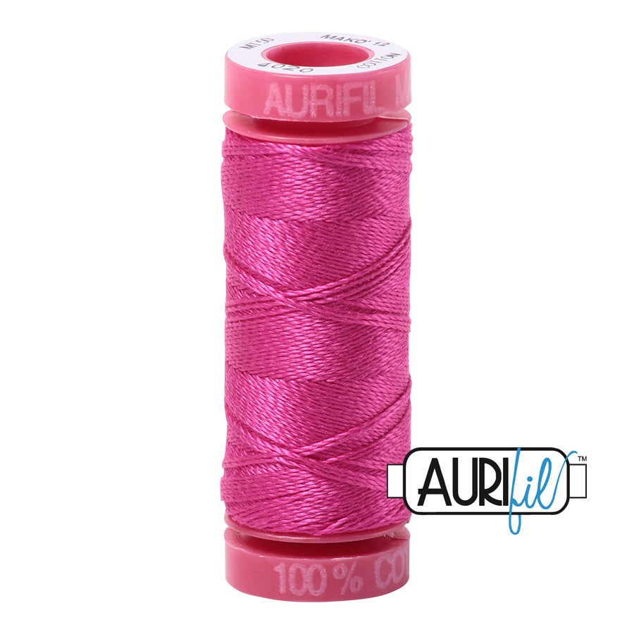 4020 Fuchsia  - Aurifil 12wt Thread 54yd/50m