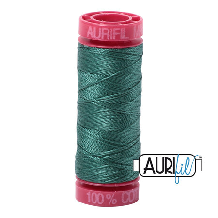 4129 Turf Green  - Aurifil 12wt Thread 54yd/50m