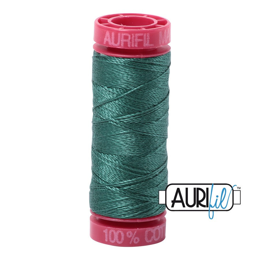 4129 Turf Green  - Aurifil 12wt Thread 54yd/50m