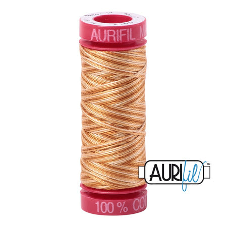 4150 Creme Brule  - Aurifil 12wt Variegated Thread 54yd/50m