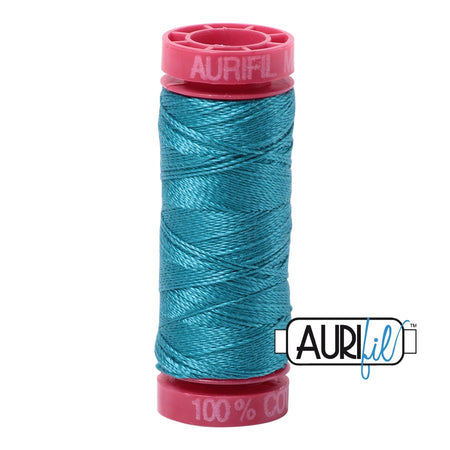 4182 Medium Turquoise  - Aurifil 12wt Thread 54yd/50m