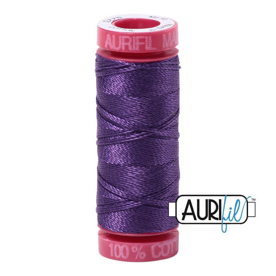 4225 Eggplant  - Aurifil 12wt Thread 54yd/50m