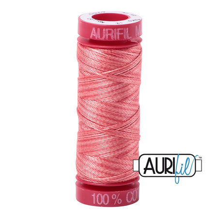 4250 Flamingo  - Aurifil 12wt Variegated Thread 54yd/50m