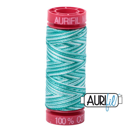 4654 Seamist  - Aurifil 12wt Variegated Thread 54yd/50m