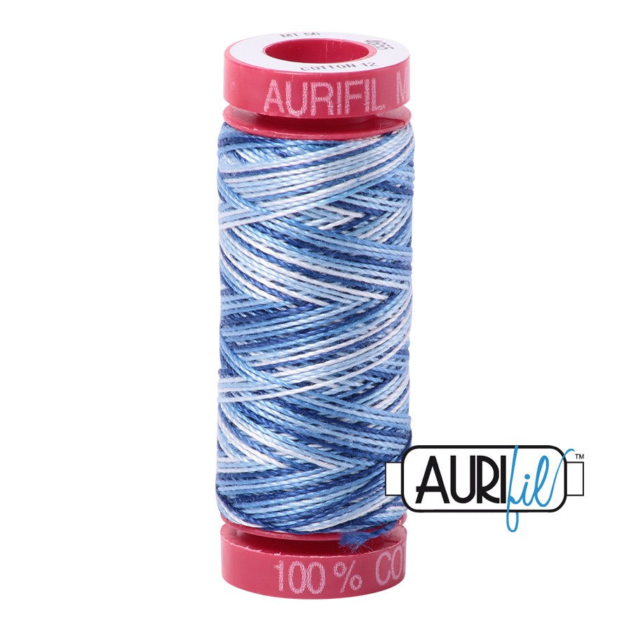 4655 Storm At Sea  - Aurifil 12wt Variegated Thread 54yd/50m