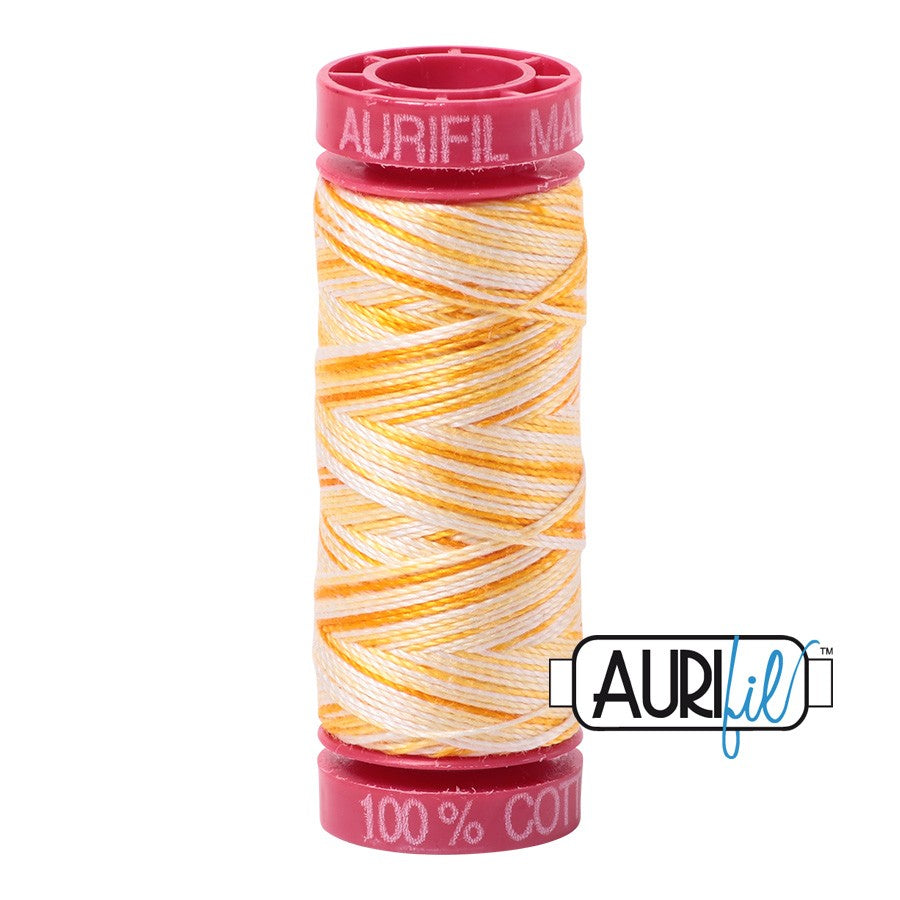 4658 Limoni Di Monterosso  - Aurifil 12wt Variegated Thread 54yd/50m