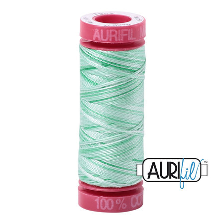 4661 Mint Julep  - Aurifil 12wt Variegated Thread 54yd/50m