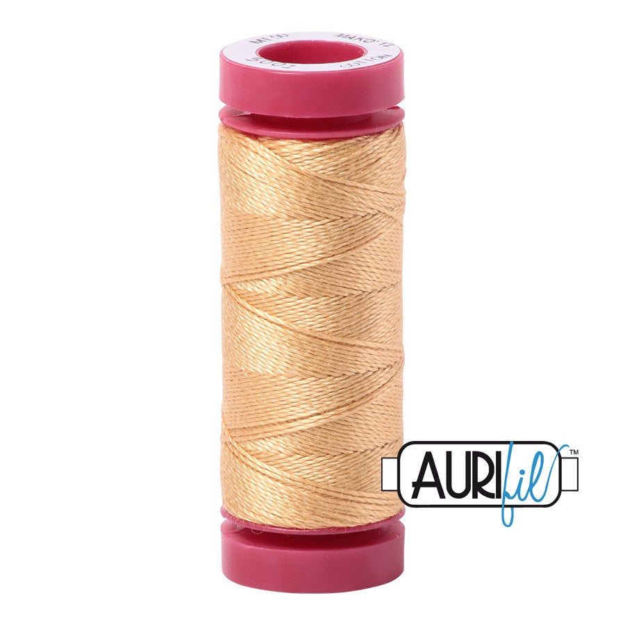 5001 Ocher Yellow  - Aurifil 12wt Thread 54yd/50m