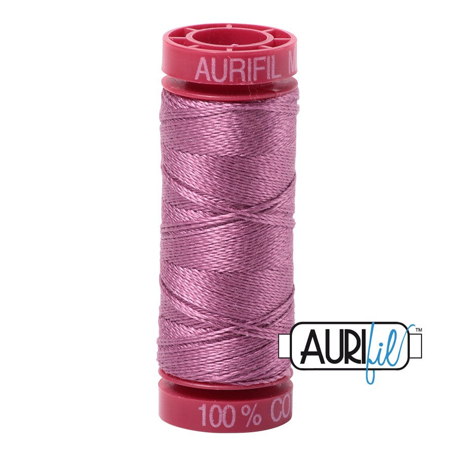 5003 Wine  - Aurifil 12wt Thread 54yd/50m