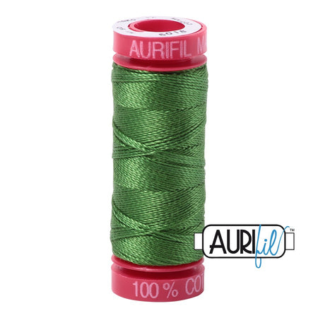 5018 Grass Green  - Aurifil 12wt Thread 54yd/50m