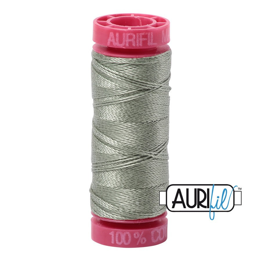 5019 Military Green  - Aurifil 12wt Thread 54yd/50m