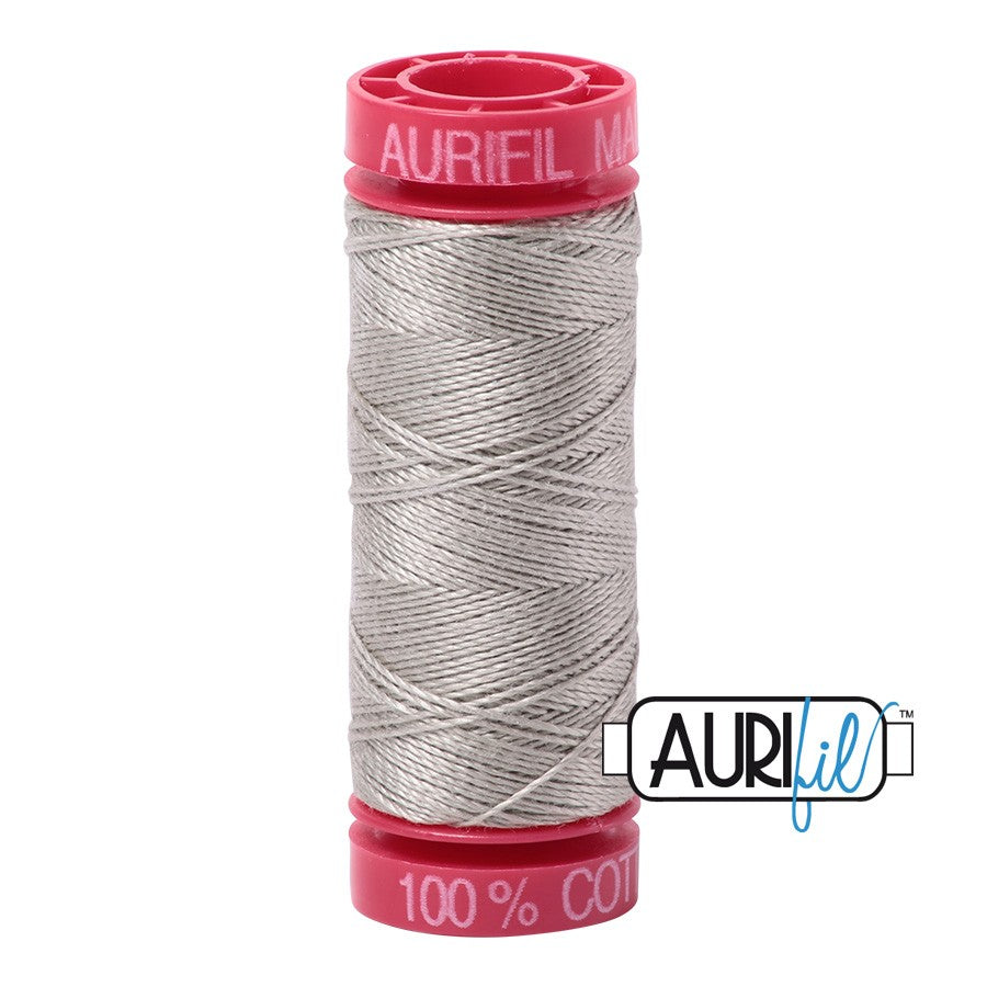 5021 Light Grey  - Aurifil 12wt Thread 54yd/50m