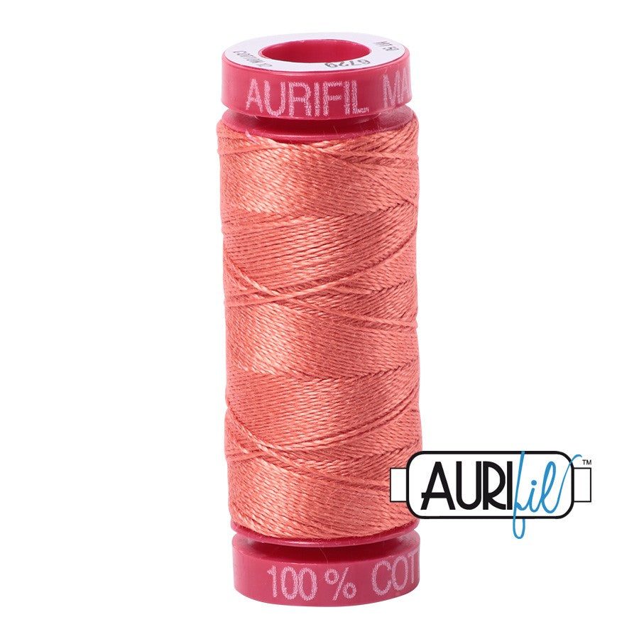 6729 Tangerine Dream  - Aurifil 12wt Thread 54yd/50m