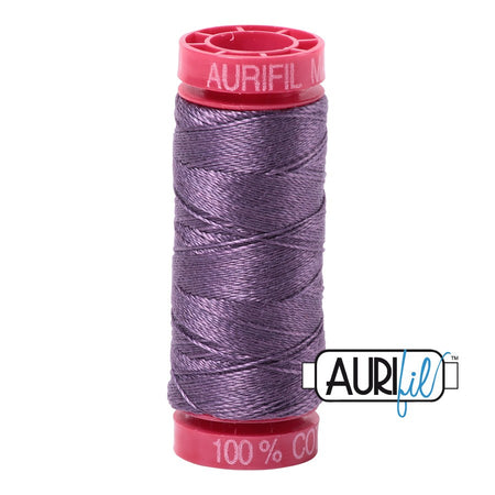 6735 Plumtastic  - Aurifil 12wt Thread 54yd/50m