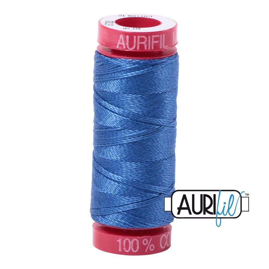 6738 Peacock Blue  - Aurifil 12wt Thread 54yd/50m