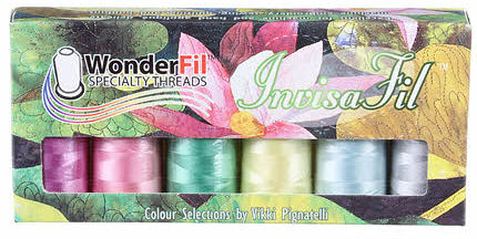 Wonderfil Thread Set - 6 400 meter spools - Wonderfil Thread Invisafil ...