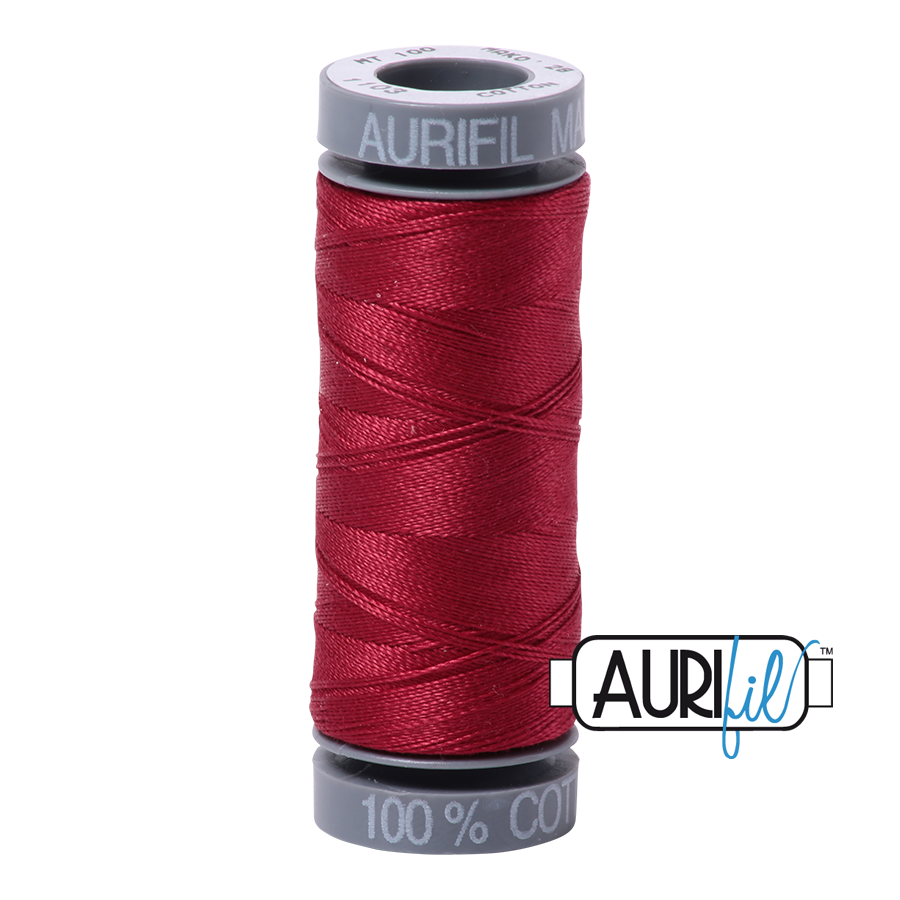 1103 Burgundy  - Aurifil 28wt Thread 100yd