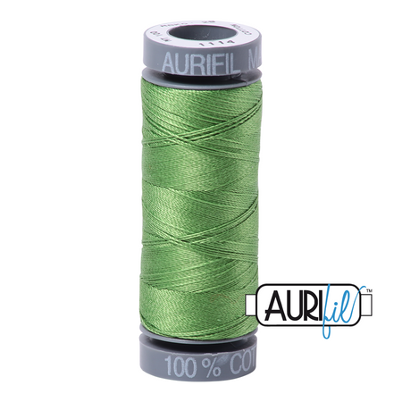 1114 Grass Green  - Aurifil 28wt Thread 100yd