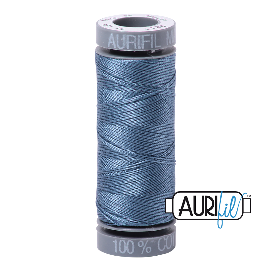 1126 Blue Grey  - Aurifil 28wt Thread 100yd
