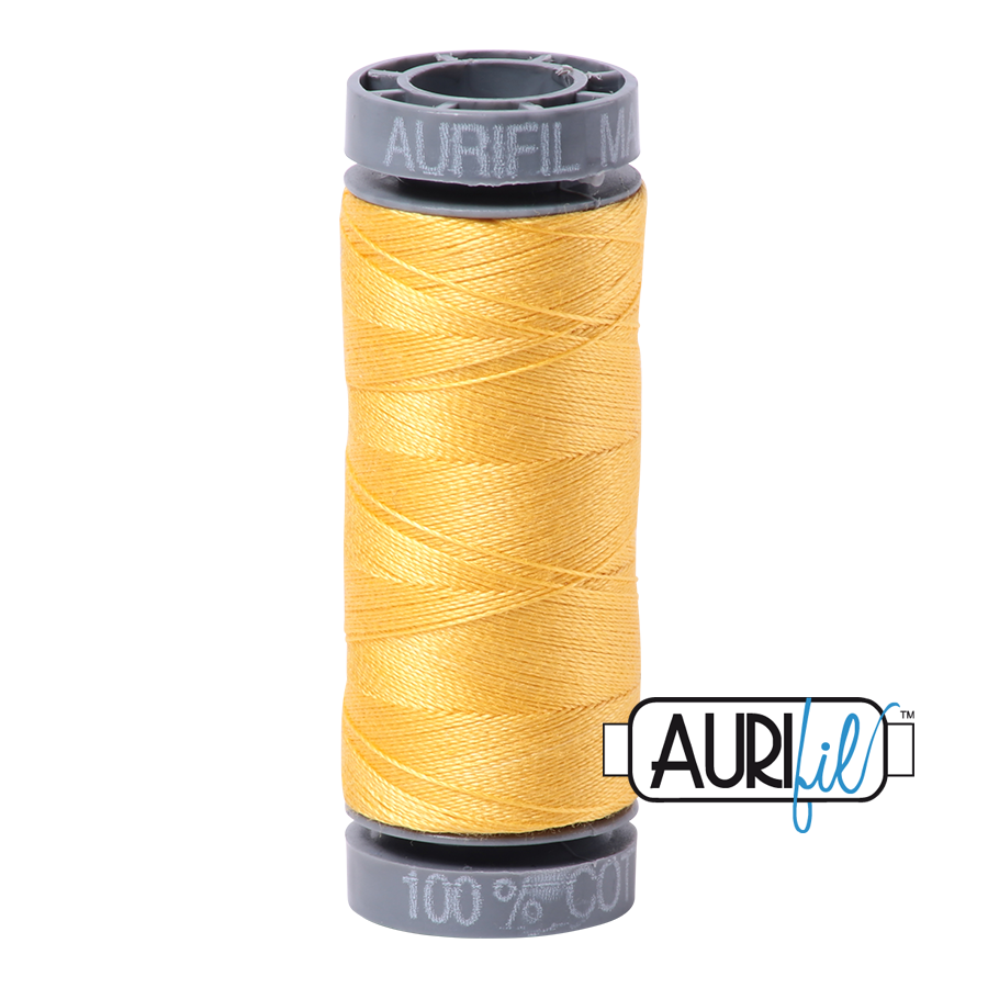 1135 Pale Yellow  - Aurifil 28wt Thread 100yd