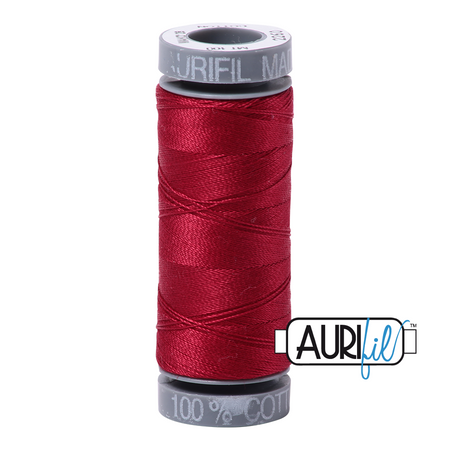 2260 Wine  - Aurifil 28wt Thread 100yd