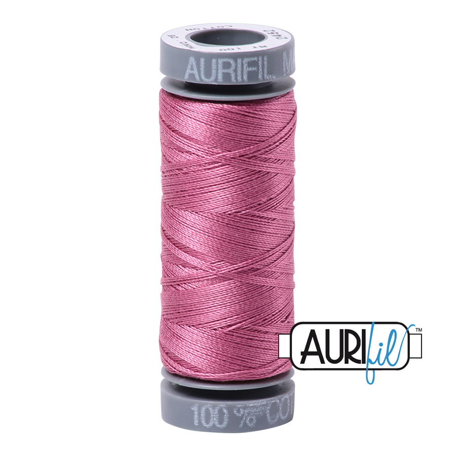 2452 Dusty Rose  - Aurifil 28wt Thread 100yd