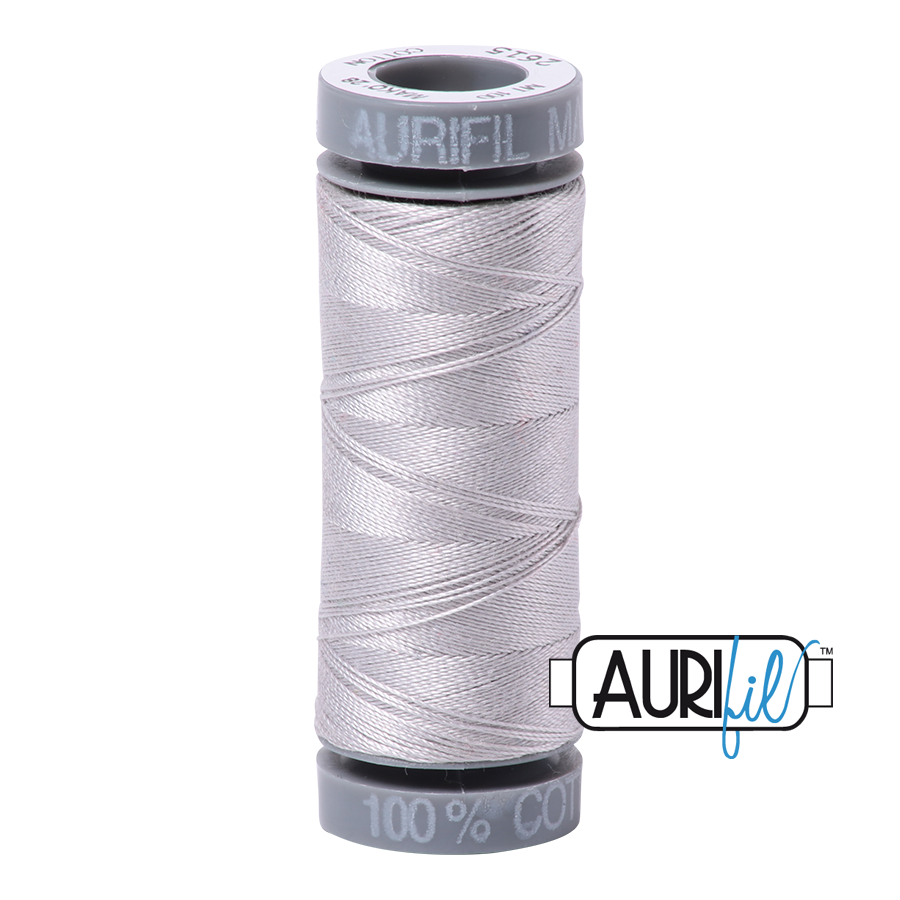 2615 Aluminum  - Aurifil 28wt Thread 100yd