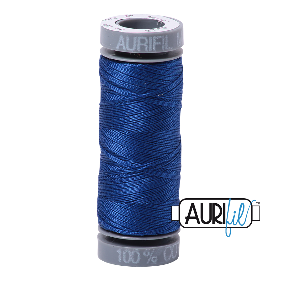 2740 Dark Cobalt  - Aurifil 28wt Thread 100yd