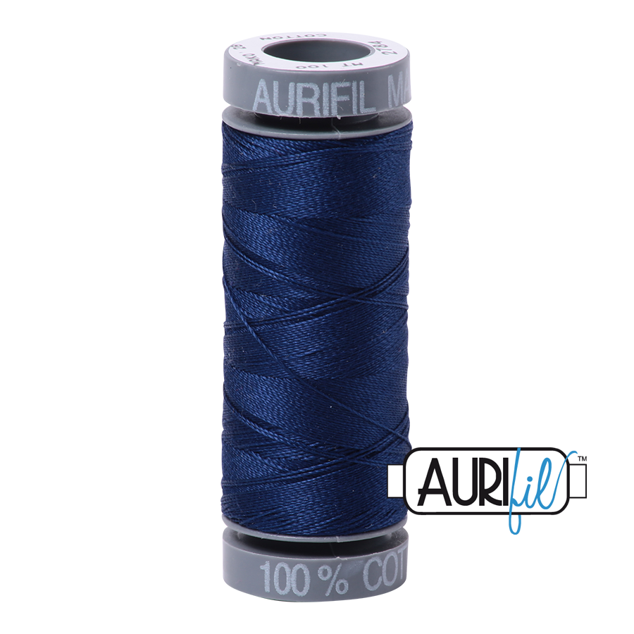 2784 Dark Navy  - Aurifil 28wt Thread 100yd