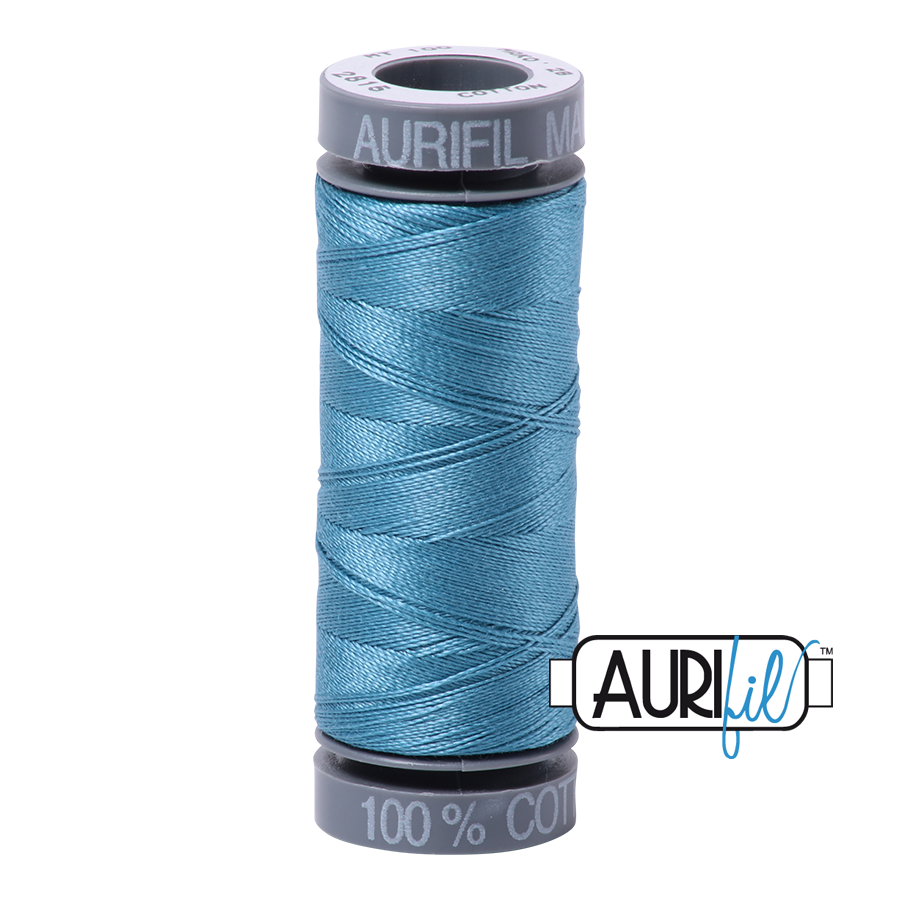 2815 Teal  - Aurifil 28wt Thread 100yd