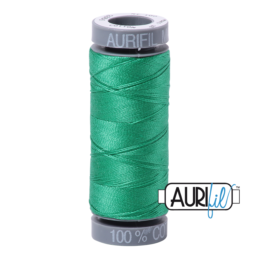 2865 Emerald  - Aurifil 28wt Thread 100yd