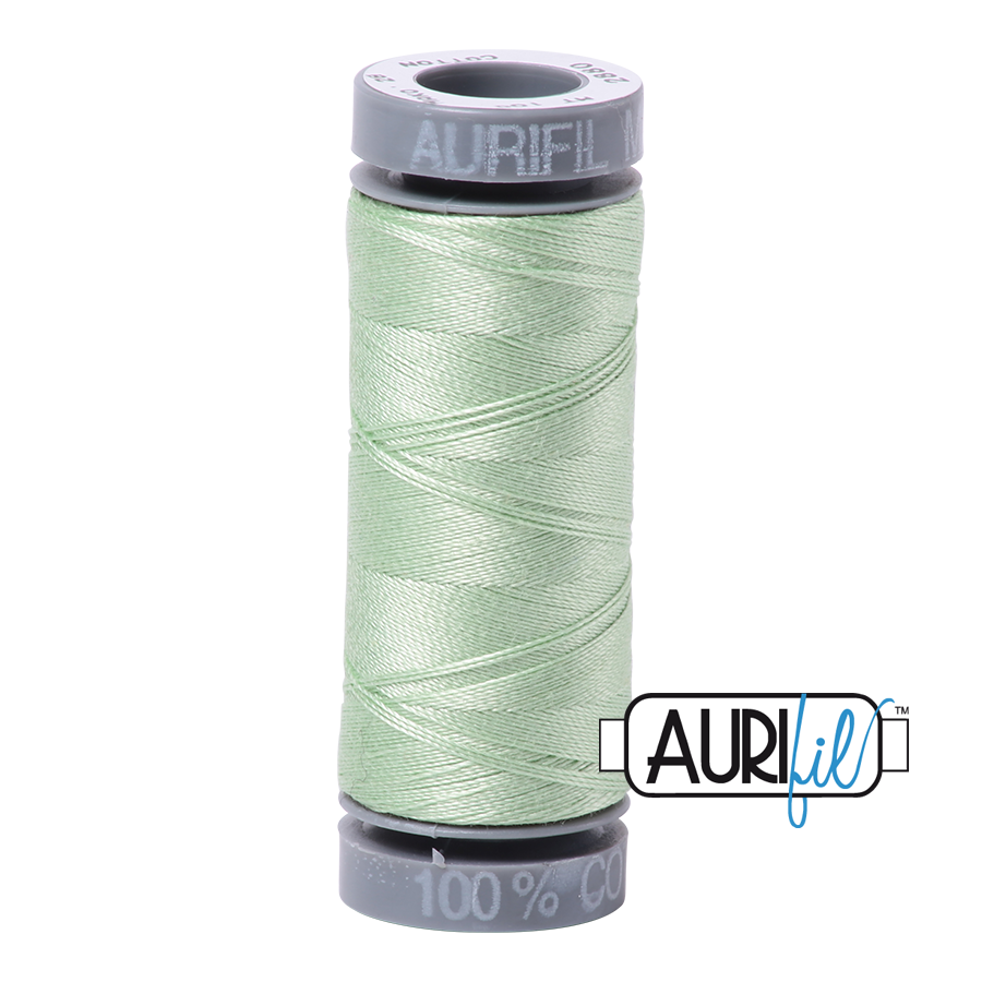 2880 Pale Green  - Aurifil 28wt Thread 100yd