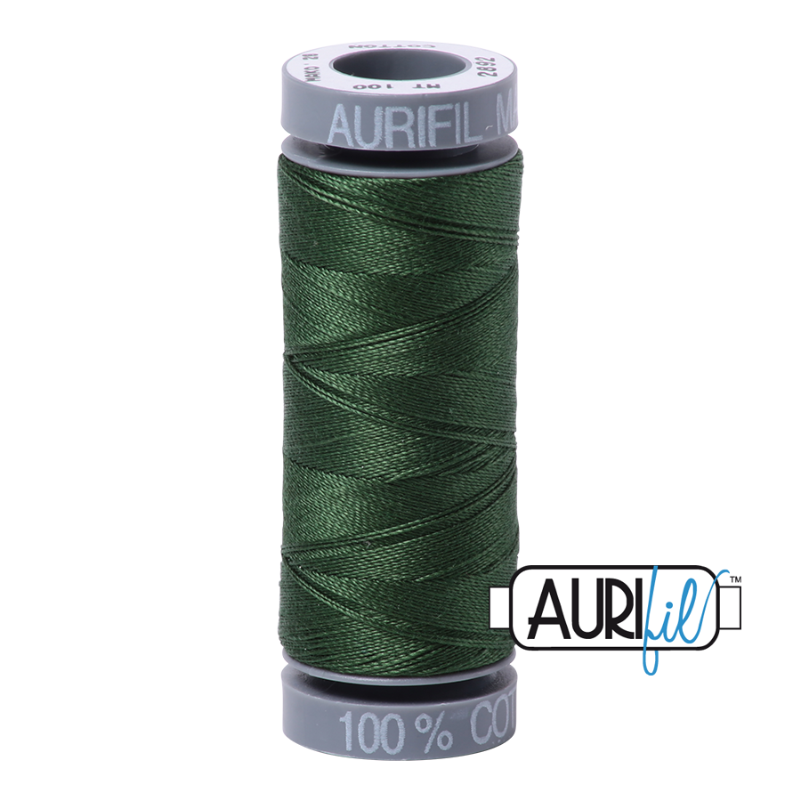 2892 Pine  - Aurifil 28wt Thread 100yd