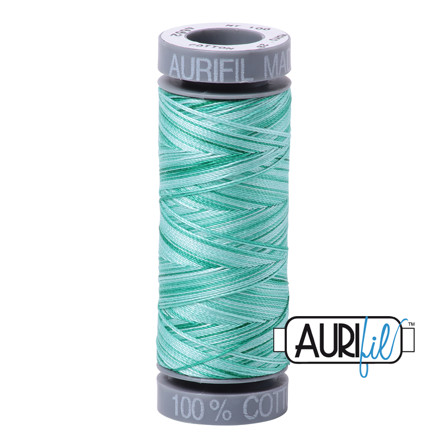 4662 Spotted  - Aurifil 28wt Variegated Thread 100yd