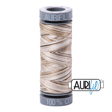 4667 Nutty Nougat  - Aurifil 28wt Variegated Thread 100yd