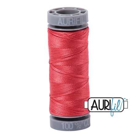 5002 Medium Red  - Aurifil 28wt Thread 100yd