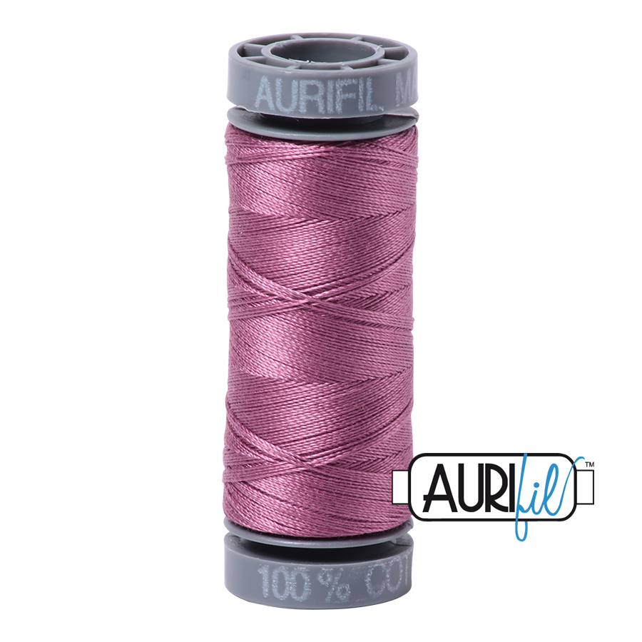 5003 Wine  - Aurifil 28wt Thread 100yd