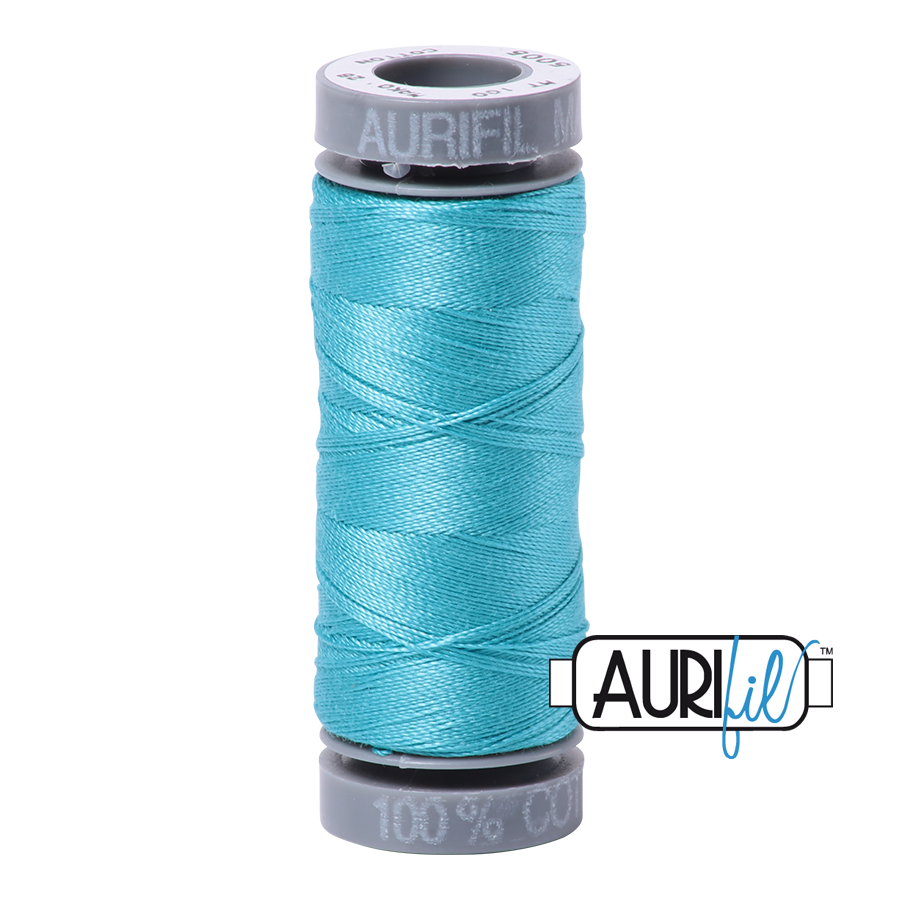 5005 Medium Turquoise  - Aurifil 28wt Thread 100yd