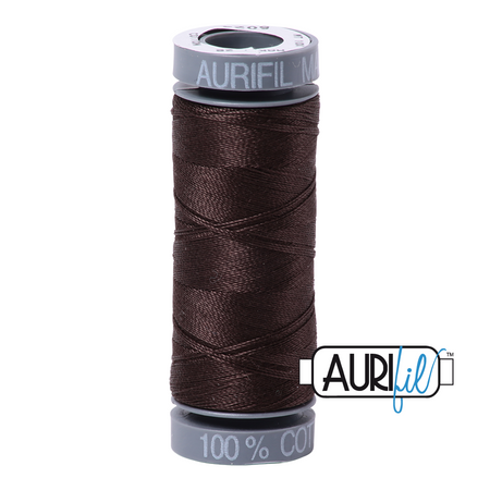 5024 Dark Brown  - Aurifil 28wt Thread 100yd