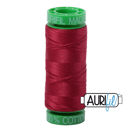 1103 Burgundy  - Aurifil 40wt Thread 150yd
